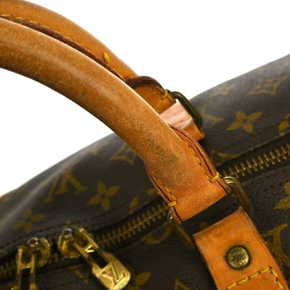 LOUIS VUITTON KEEPALL 55 TRAVEL HANDBAG MONOGRAM M41424 MI874 RQ01162 BN02 - Picture 3 of 11